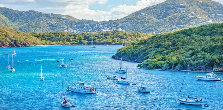 ST Thomas Harbour Ferry Route