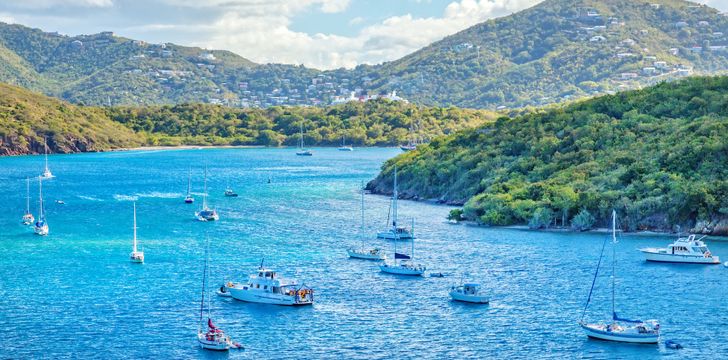 ST Thomas Harbour Ferry Route