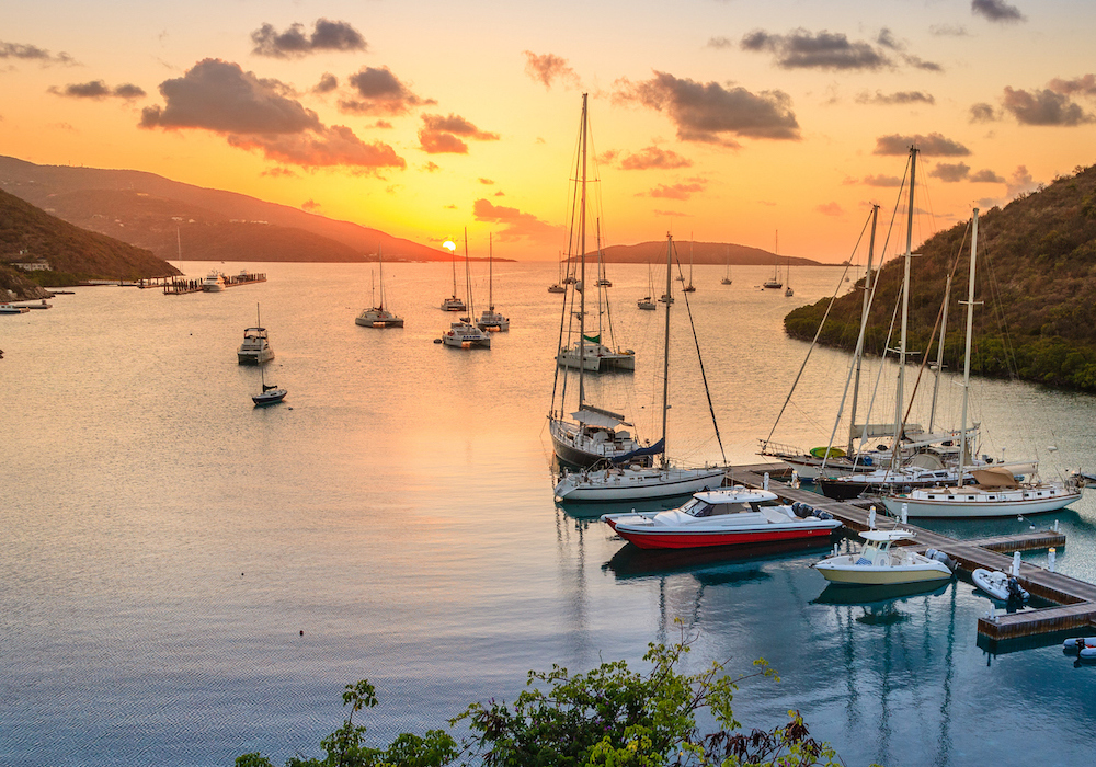 USVI,Caribbean Yacht Charter Vacation