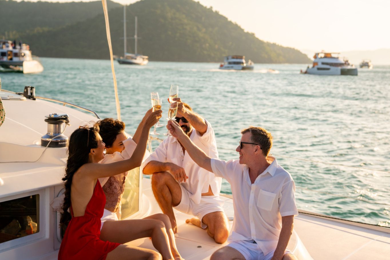 Drinks on a Luxury Yacht Charter