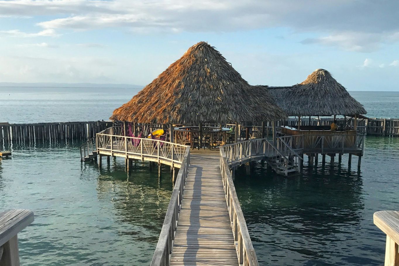 Views from a luxury resort in Belize
