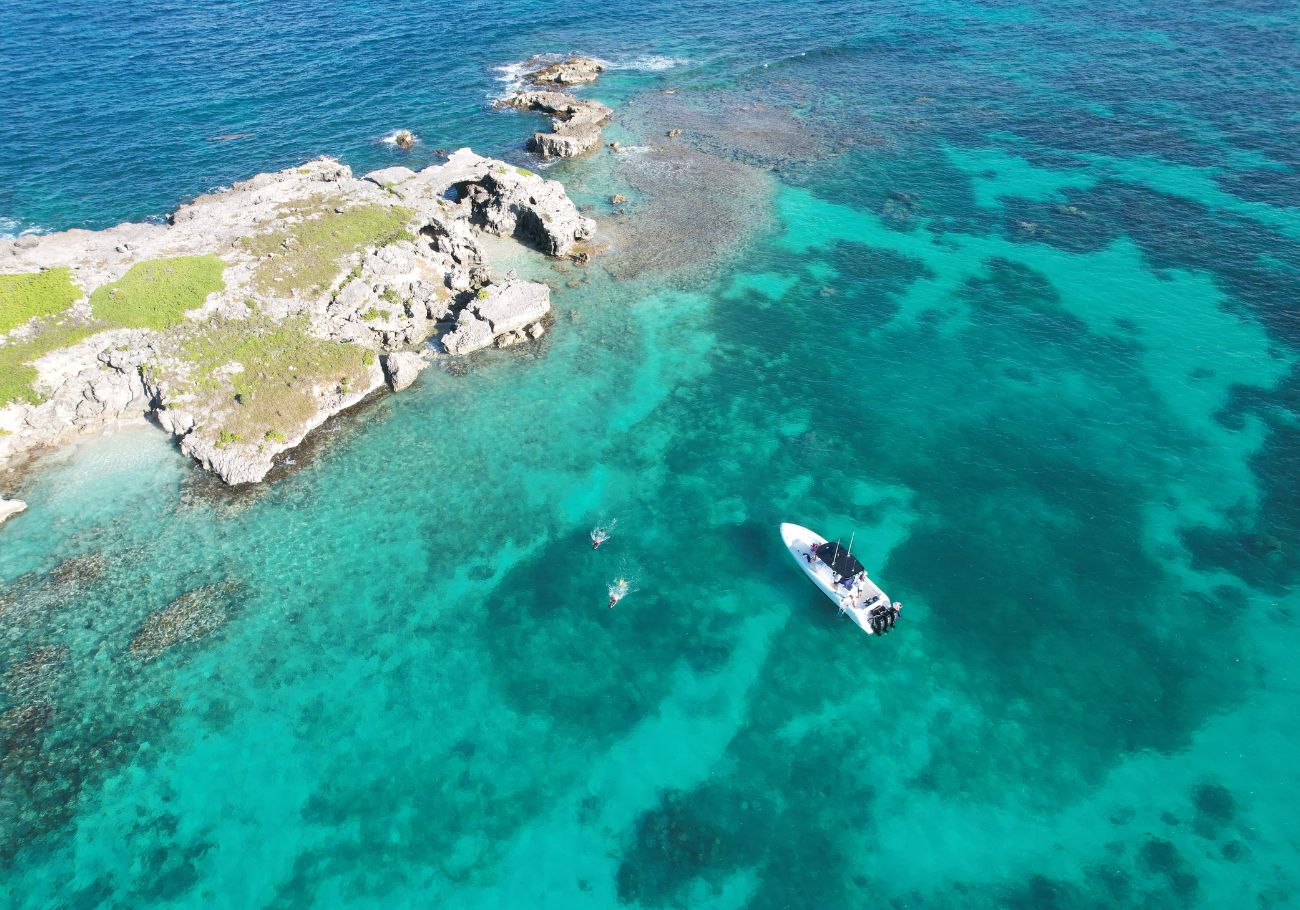 Aerial view of Anguilla