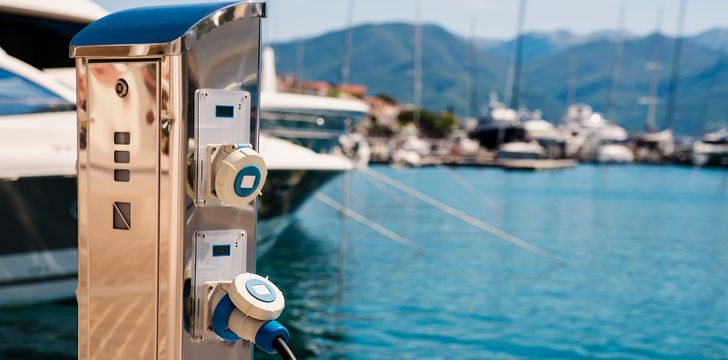 Electric Boat Charging Station