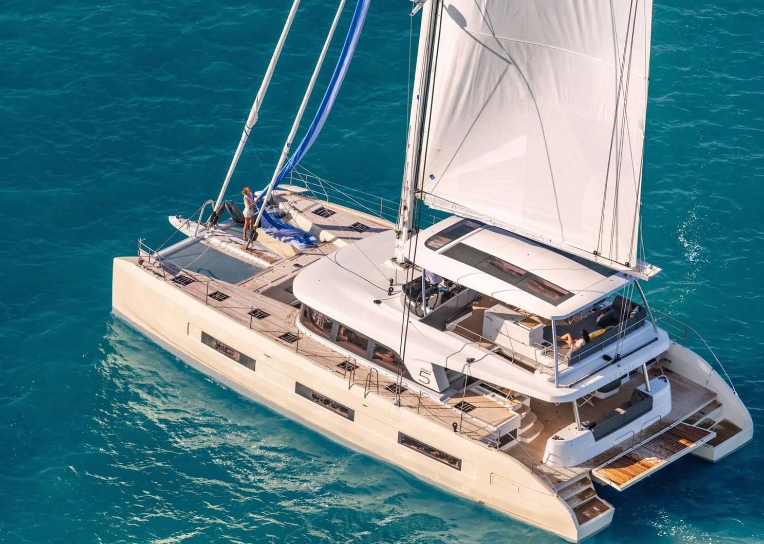 Luxury Crewed Catamaran,REVERIE