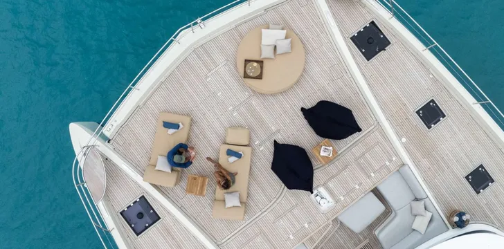 Laidback mornings on deck