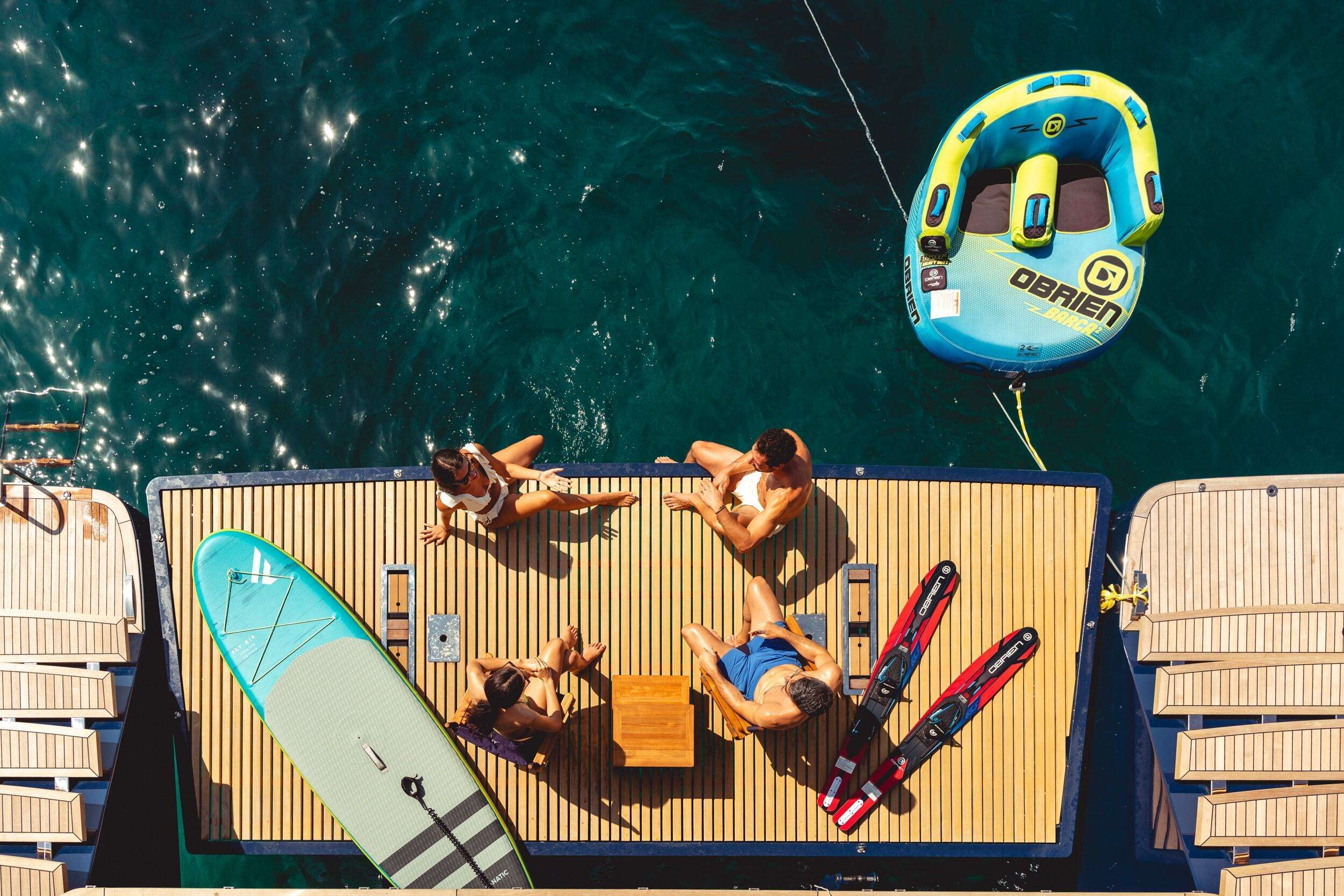 Swim Platform and Water Toys