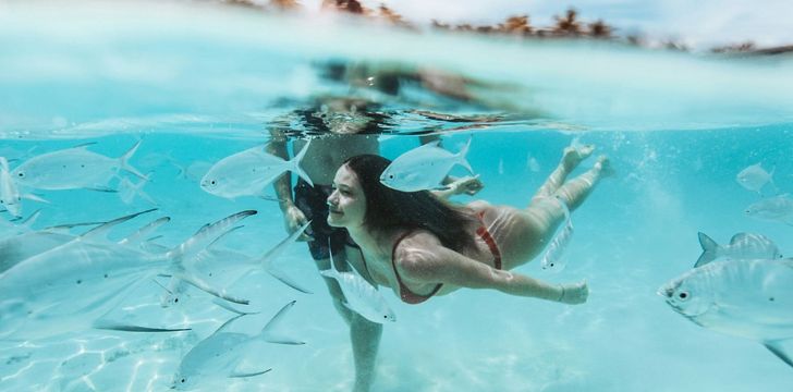 Photo taken with under water camera in the Bahamas