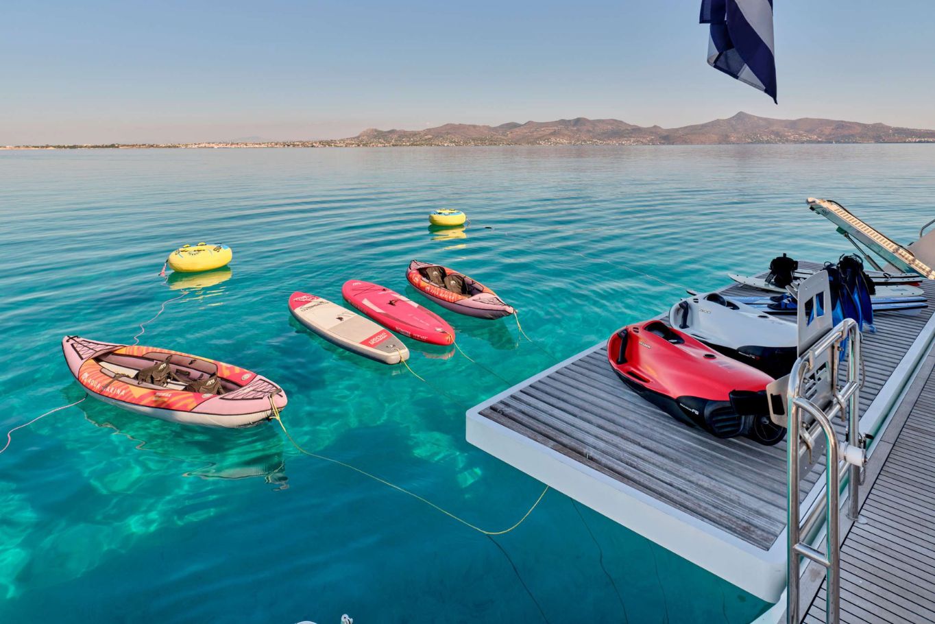 Luxury Yacht Charter with Water Toys