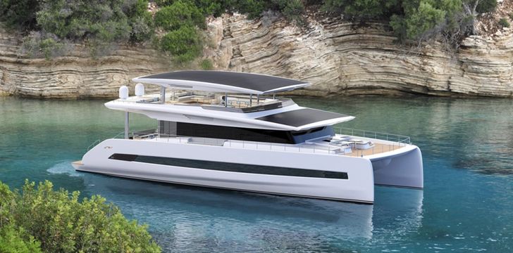 Silent Yacht electric catamaran