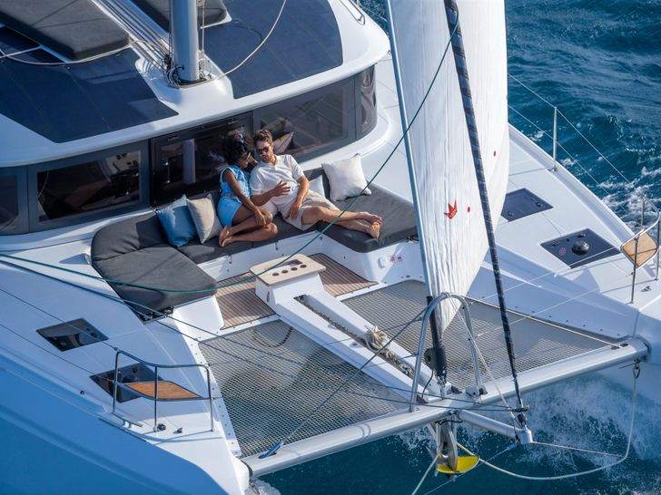 CLEMENTINA Lagoon 51 - foredeck shot CLEMENTINA Lagoon 51 - foredeck shot