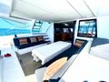 PAPILLON Nautitech 46 Fly - aft deck seating and dining area PAPILLON Nautitech 46 Fly - aft deck seating and dining area