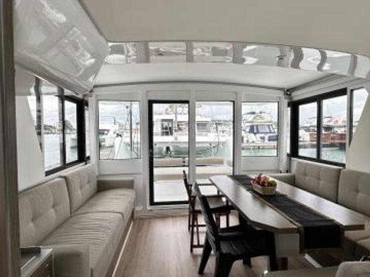 Main cabin facing back Main cabin facing back