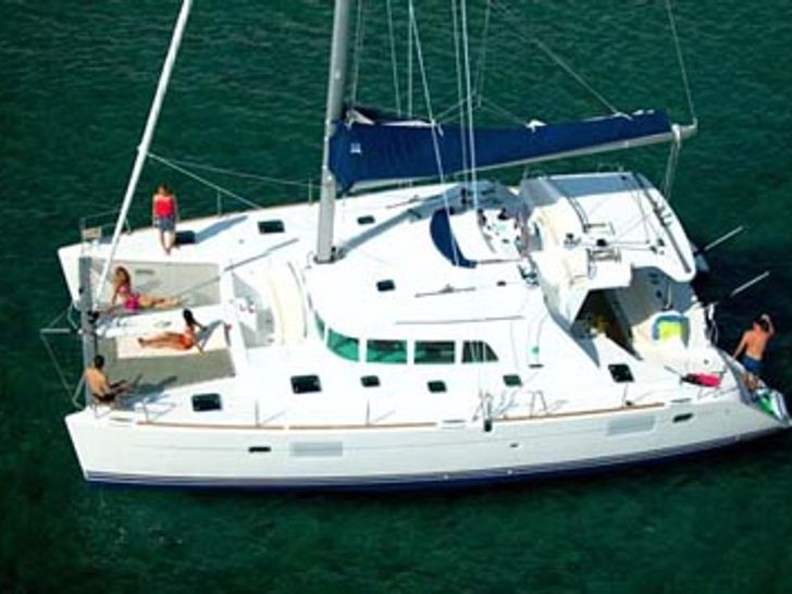 ISLAND GIRL Lagoon 44 From Above ISLAND GIRL Lagoon 44 From Above