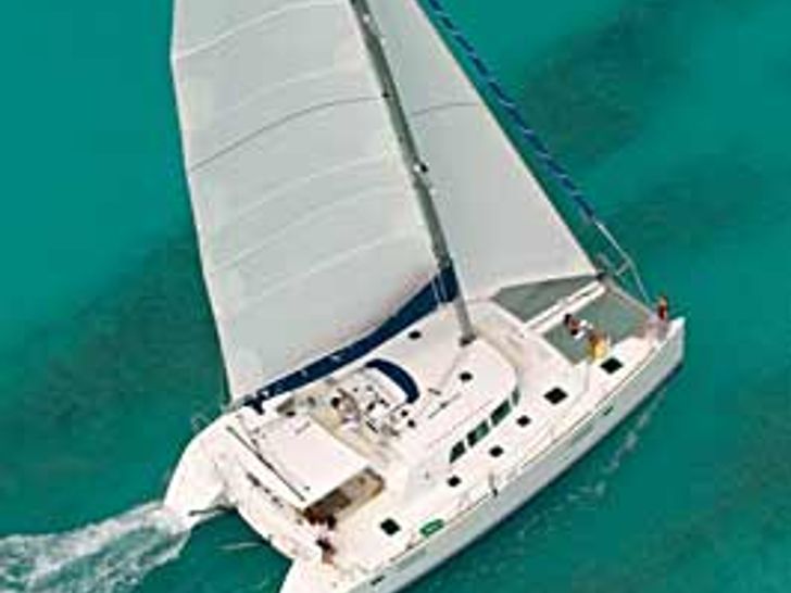 ISLAND GIRL Lagoon 44 From Above ISLAND GIRL Lagoon 44 From Above