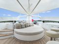 INVICTUS Palmer Johnson 123 - flybridge sunbathing area INVICTUS Palmer Johnson 123 - flybridge sunbathing area