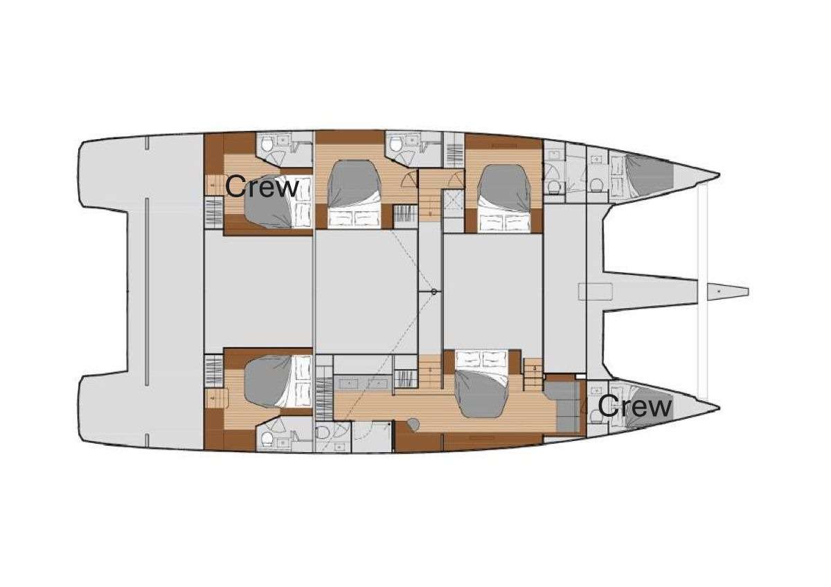 Charter Yacht SAPPHIRE - Fountaine Pajot Alegria 67 - 4 Cabins - Tortola - Anegada - Virgin Gorda - BVI - Caribbean