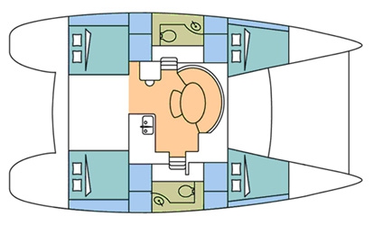 Charter Yacht Lagoon 380 - 4 Cabins - 2013 - Tortola