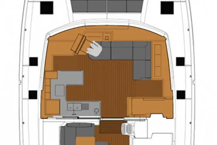 Layout for Nauti Mollie Fountaine Pajot Astrea 42 layout