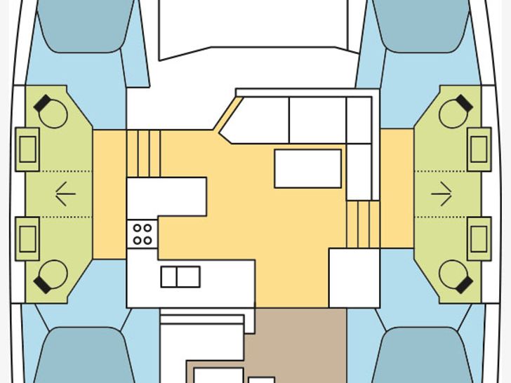 Fountaine Pajot Astrea 42 - Foredeck Fountaine Pajot Astrea 42 - Foredeck