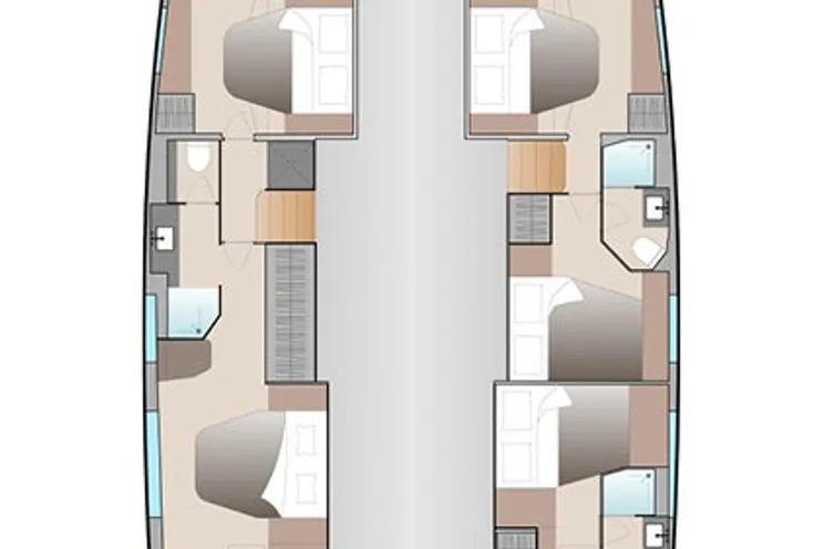 Charter Yacht Fountaine Pajot Aura 51 - 5 Cabins - 2023 - Tortola - BVI