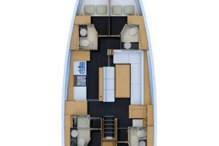 Layout for MISS C Jeannneau 54 - layout