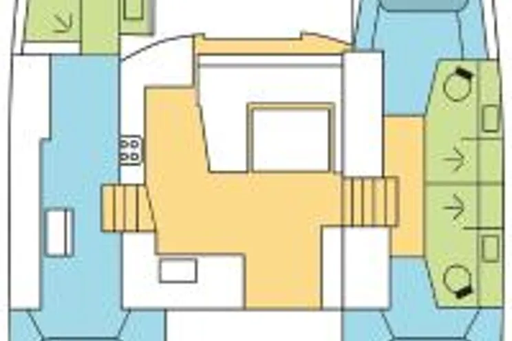 Layout for DAISY Fountaine Pajot Elba 45 - Layout