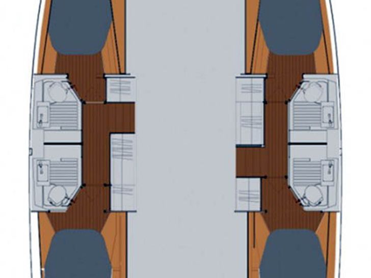 Nauti Mollie Fountaine Pajot Astrea 42 layout Nauti Mollie Fountaine Pajot Astrea 42 layout