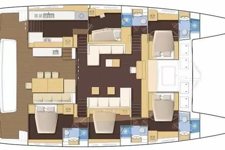 Layout for THE SUN Lagoon 620 - layout