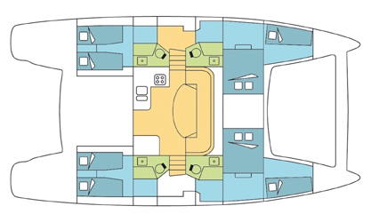 Charter Yacht CATANA 47 WITH WATERMAKER