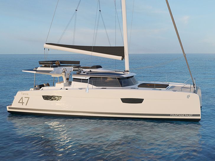 Fountaine Pajot Tanna 47 Side Profile Fountaine Pajot Tanna 47 Side Profile