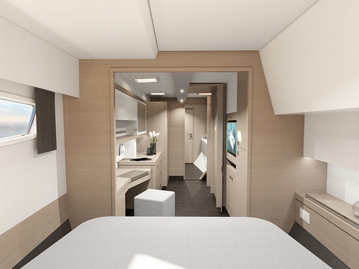Fountaine Pajot Tanna 47 Master Cabin Fountaine Pajot Tanna 47 Master Cabin