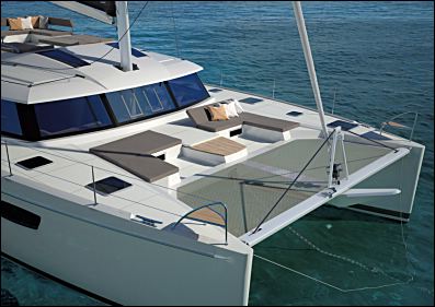 Foredeck trampolines