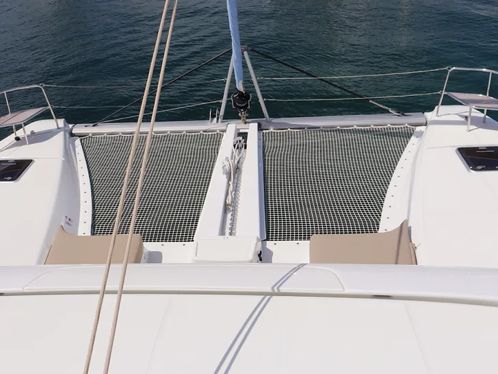 SV SAILMATES Lagoon 46- bow deck with trampoline SV SAILMATES Lagoon 46- bow deck with trampoline