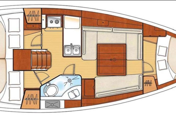 Charter Yacht Oceanis 34 - 3 Cabins - 2012
