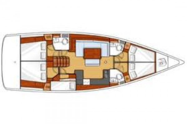 Charter Yacht Oceanis 48 5 Cabins - Trogir