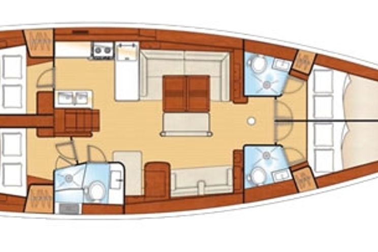Charter Yacht Oceanis 50 - 5 Cabins - Trogir