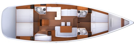 Charter Yacht Jeanneau 53 - 2014 - 5 + 1 cabins(5 double 1 bunk)- Split - Kastela - Trogir