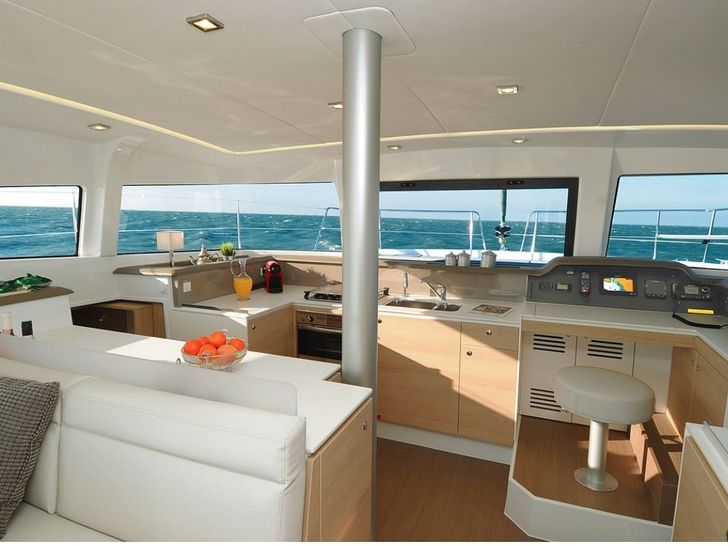 Galley and view from it