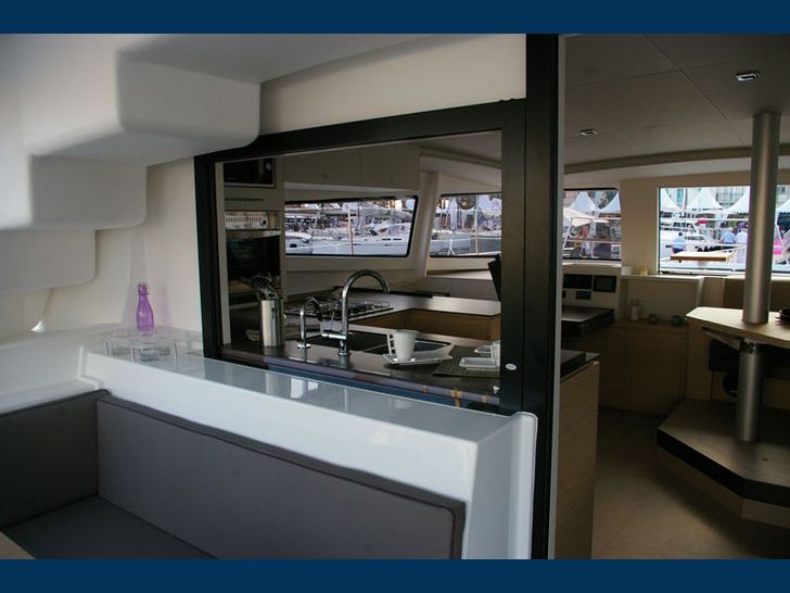 Access to galley to the outdoor dining
