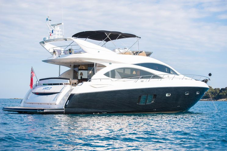 Charter Yacht LAZY P - Sunseeker Manhattan 70 - 4 Cabins - Cannes - Monaco - St Tropez - Portofino