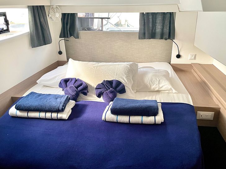 SPINDRIFT Fountaine Pajot Elba 45 - guest room SPINDRIFT Fountaine Pajot Elba 45 - guest room