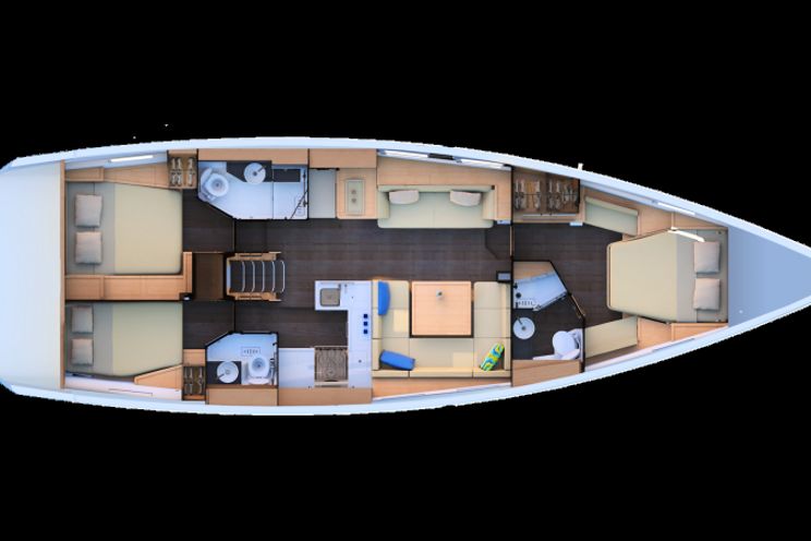 Charter Yacht Jeanneau 51 - 3 Cabins - Annapolis