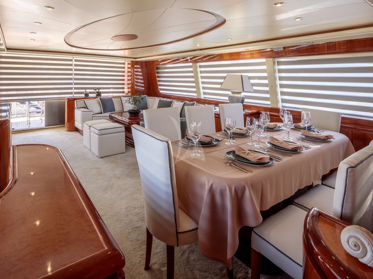 EFMARIA - Main deck saloon EFMARIA - Main deck saloon