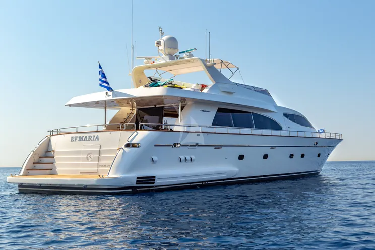 Charter Yacht EFMARIA - Falcon 86 - 5 Cabins - Athens - Mykonos - Santorini - Zakynthos