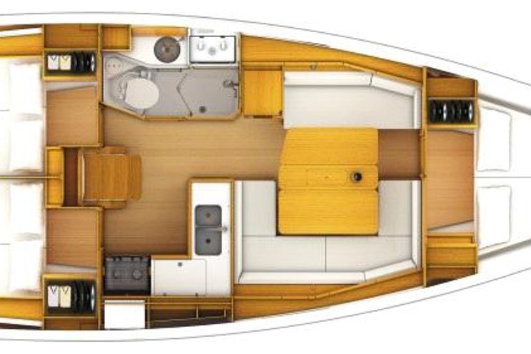 Charter Yacht Sun Odyssey 379 - 2014 - 3 Cabins