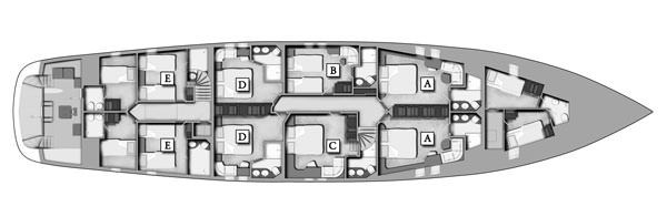 Yacht layout
