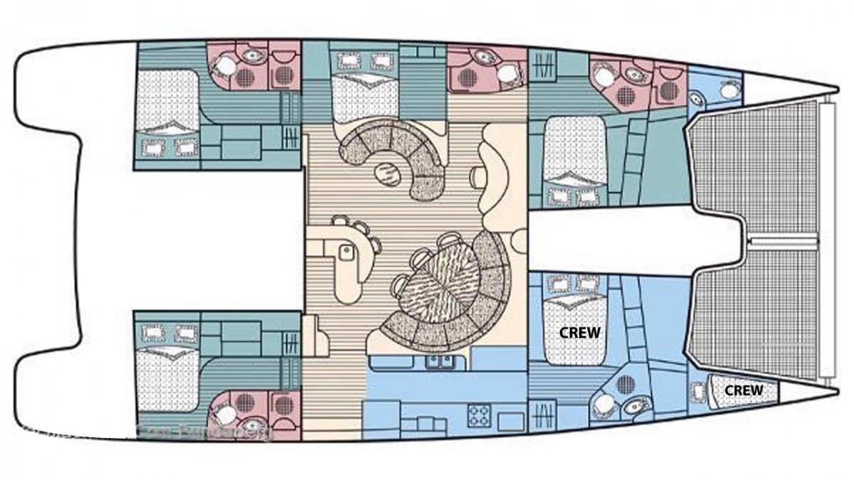 Crewed Catamaran DAYDREAM - Leopard 62 - 4 Cabins - St Thomas - St John ...