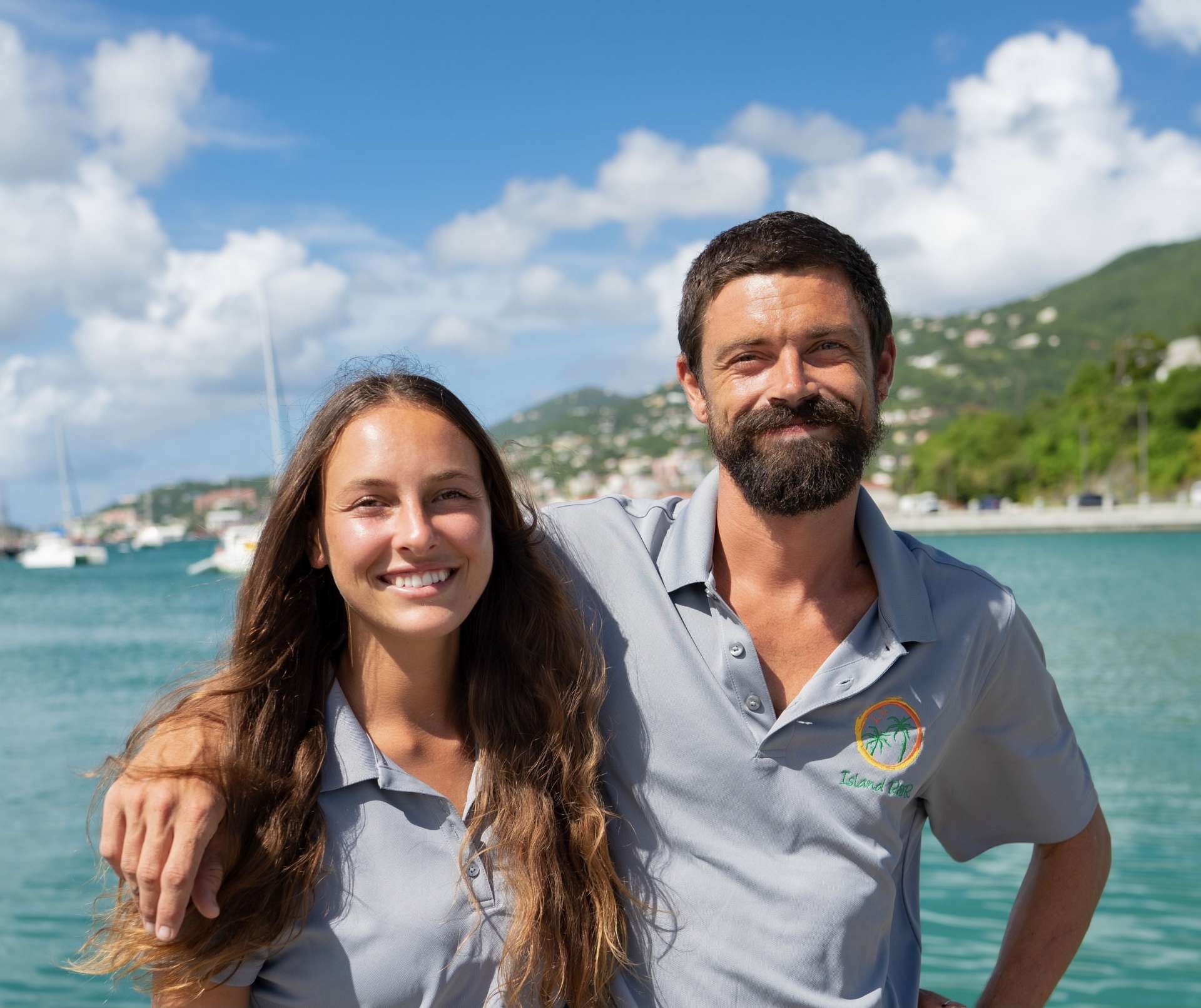 Thomson and Shayna first crossed paths on the ocean while enjoying a cruise on a classic wooden schooner with mutual friends off the coast of Tybee Island,GA. Shortly after they were inseparable and started a life of adventure,sharing a deep passion for