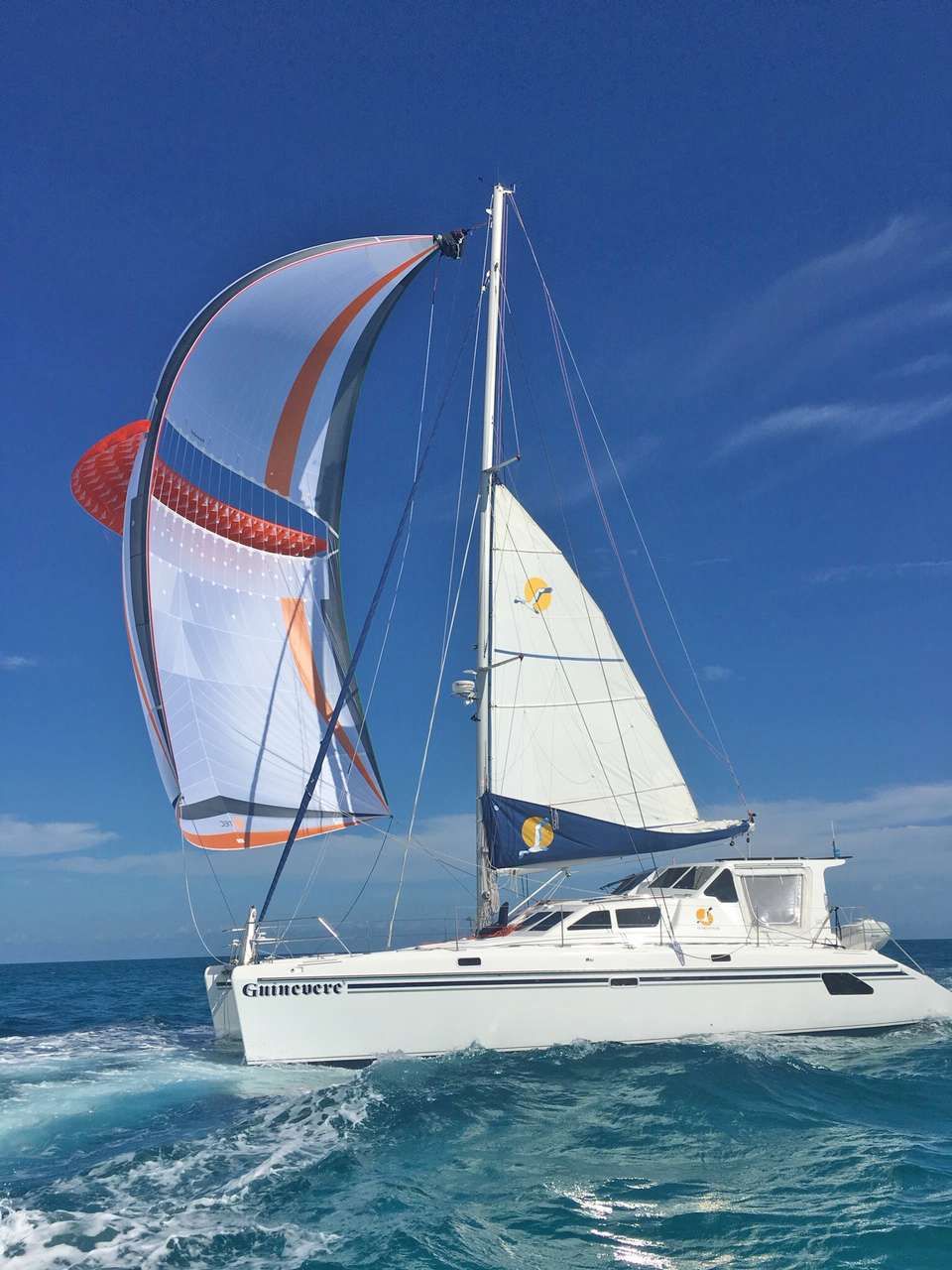 Charter GUINEVERE through the stunning islands of the Bahamas. You'll reach some of the most beautiful,white sand beaches found anywhere in the world. The multi-colored marine life is a thrill to snorkelers and divers. Sailing over the crystal clear turq