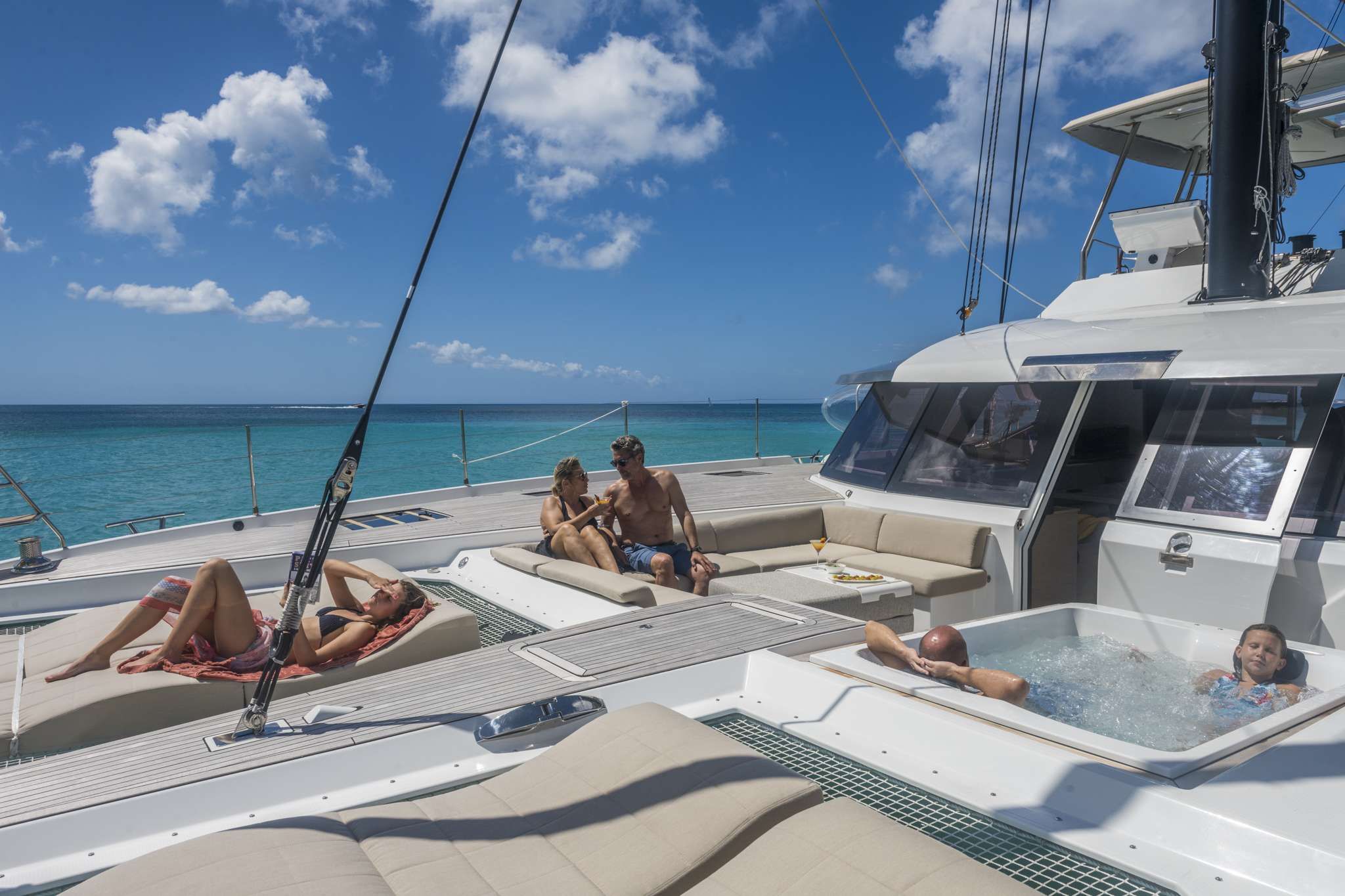 Foredeck / Jacuzzi